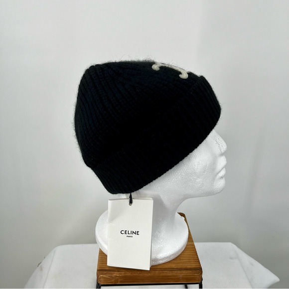 Celine Triomphe Seamless cashmere beanie - Picture 5 of 7